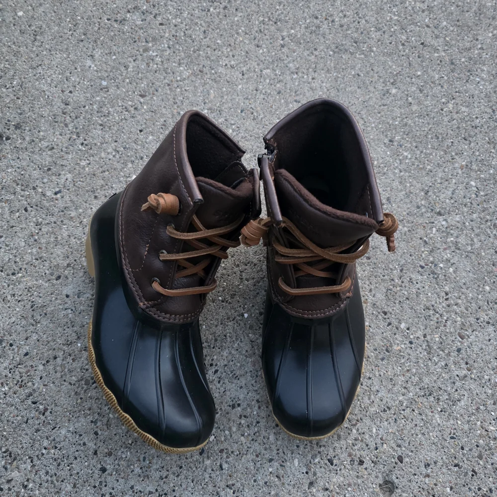Sperry Insulated Waterproof Duck Boots Youth Girls 6Y